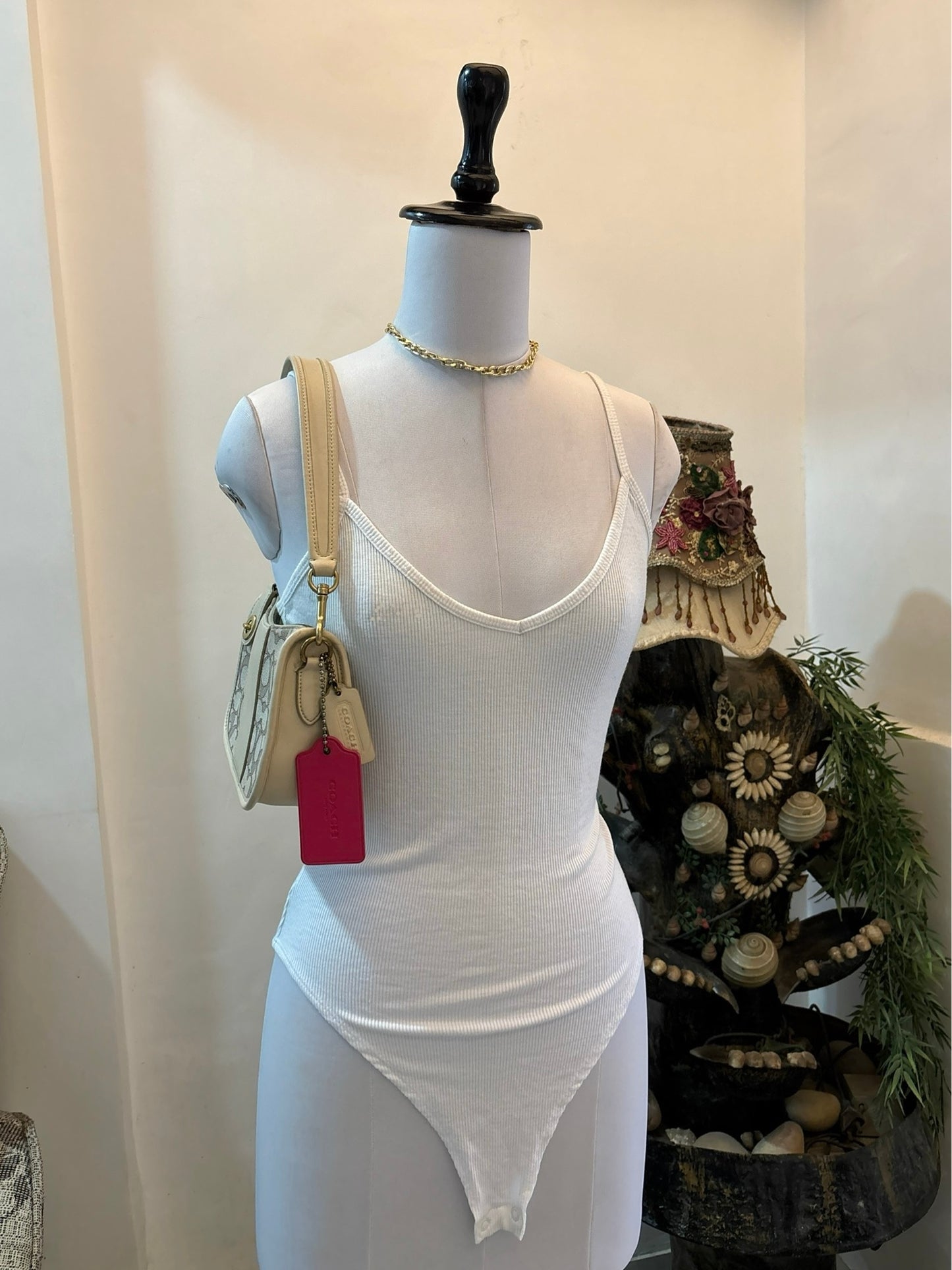 Solid White Bodysuit