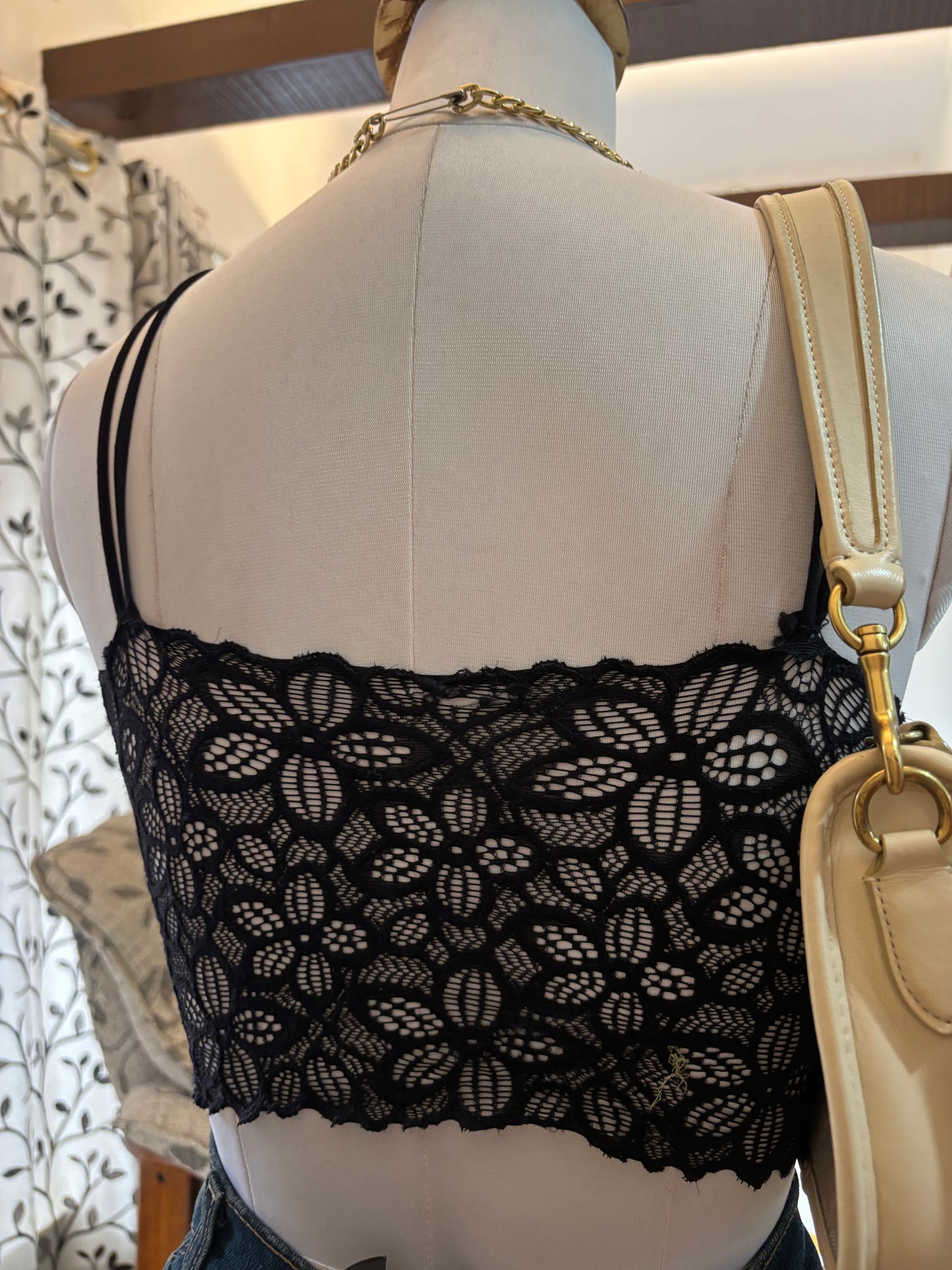 Padded Lacy Bralette Top