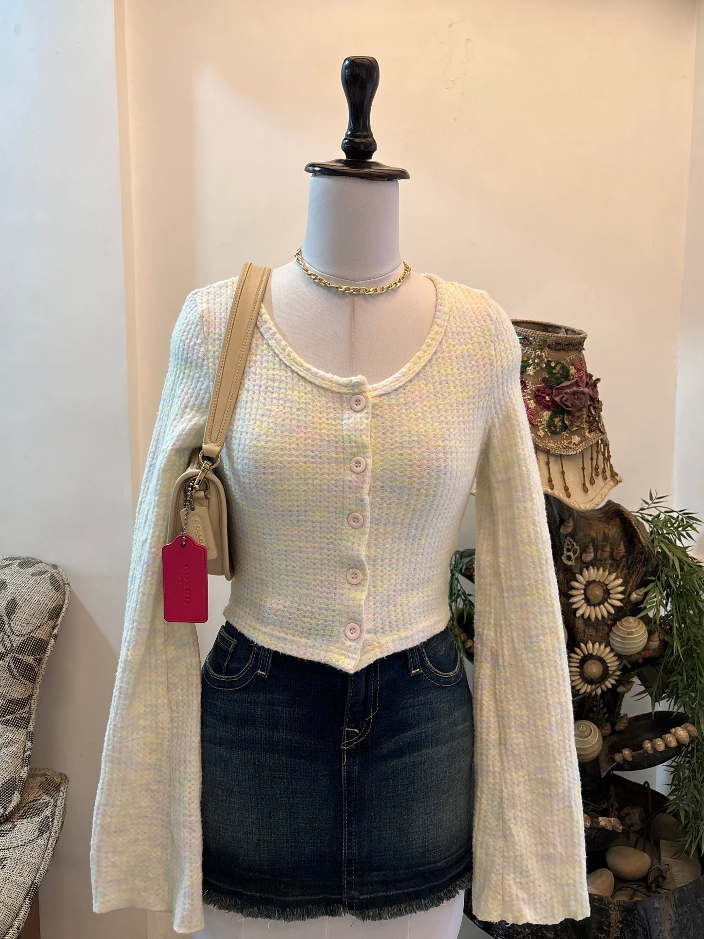 Pretty Balloon Sleeves Top