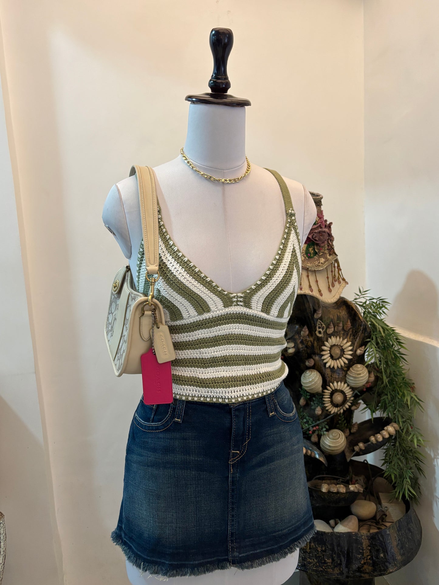 Bustier Style Crochet Top