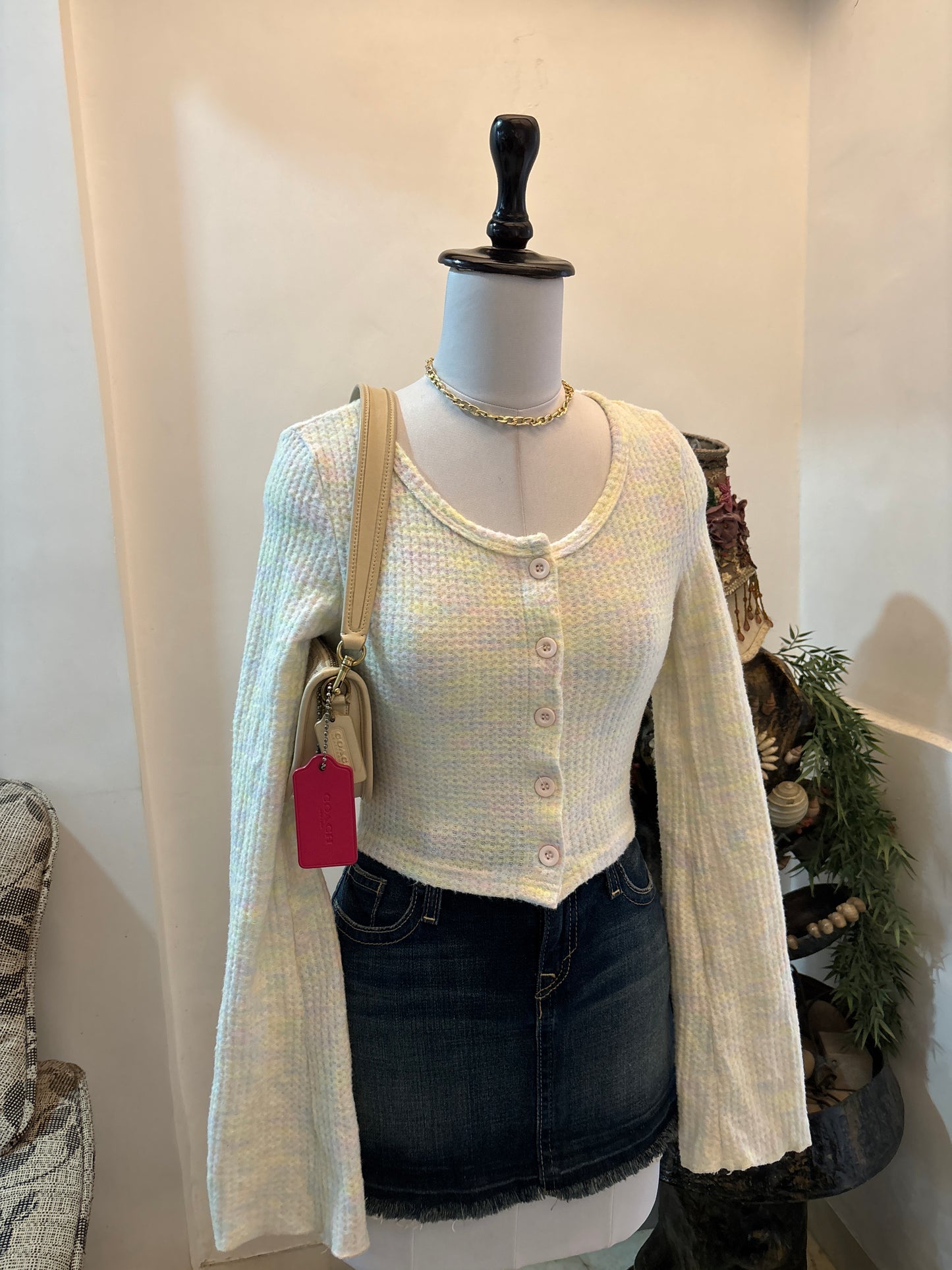 Pretty Balloon Sleeves Top