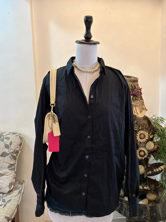 Black Oversized Shirt