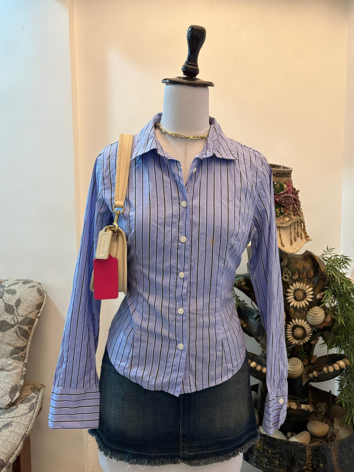 Blue Striped Shirt