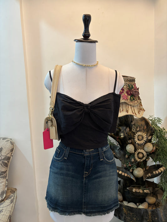 Black Bow Top