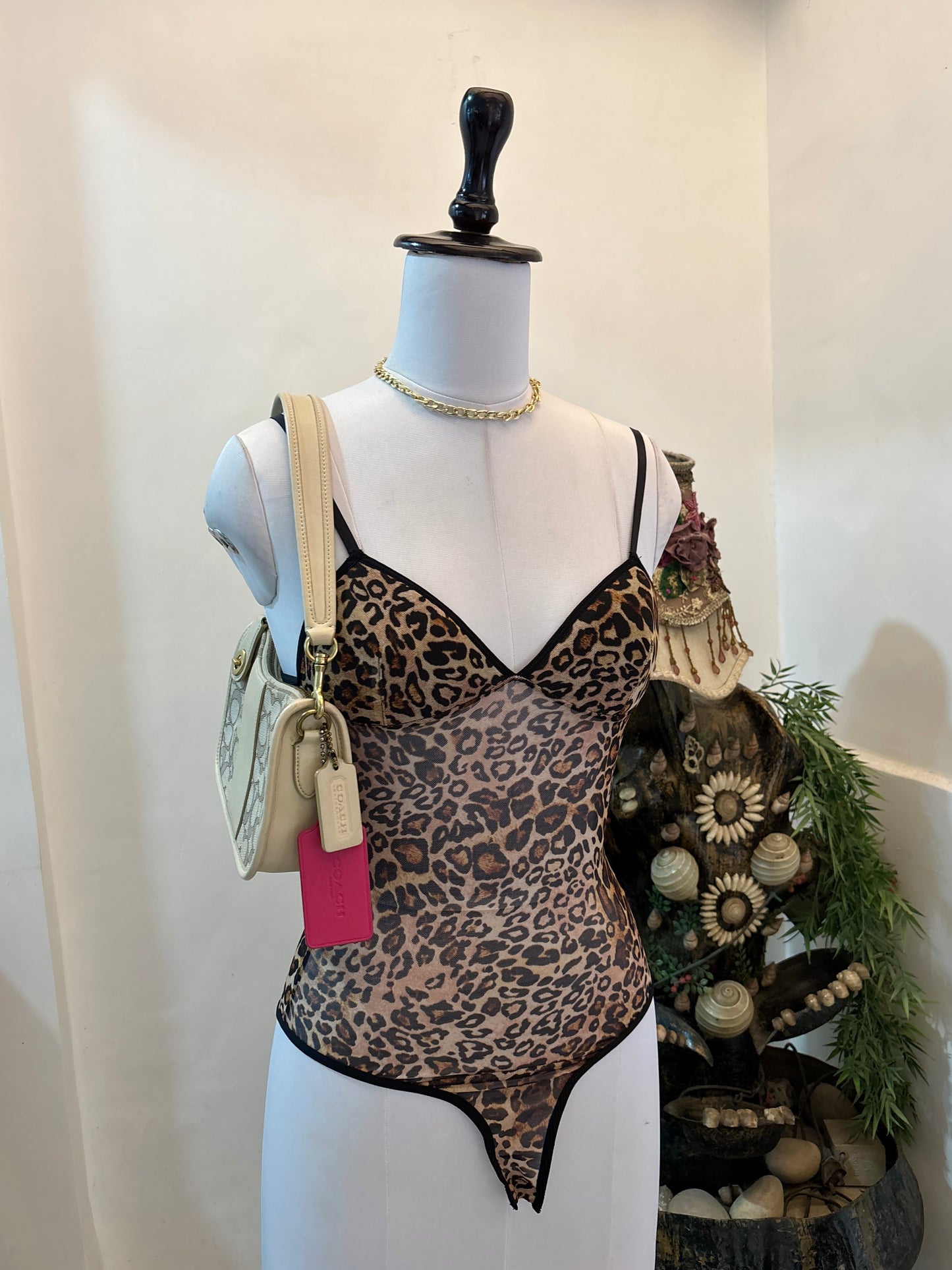 Leopard Print Bodysuit