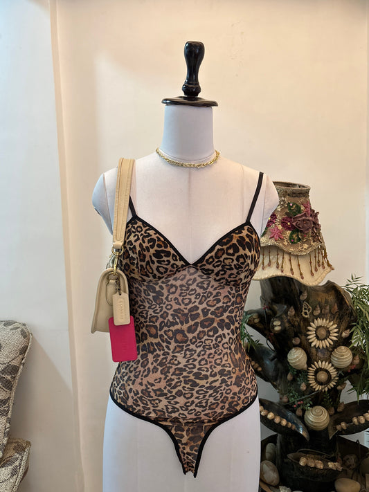 Leopard Print Bodysuit