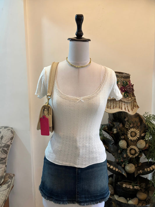White Pinteresty Top