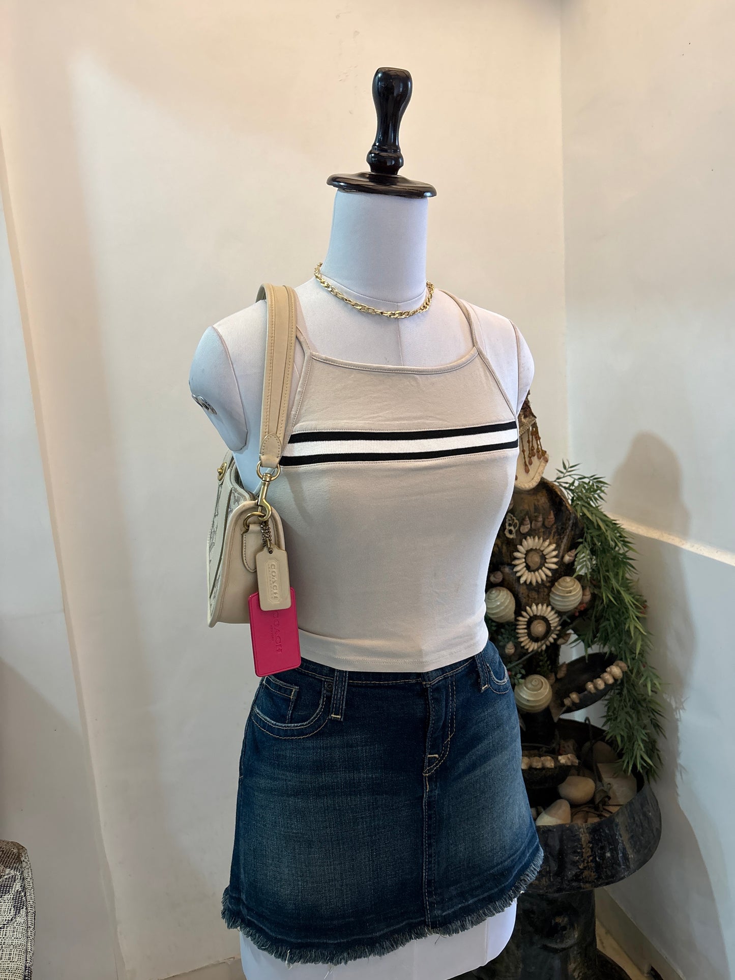 Beige Tank Top