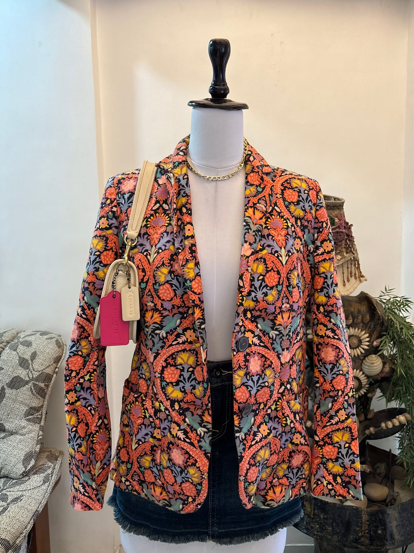 Floral Blazer
