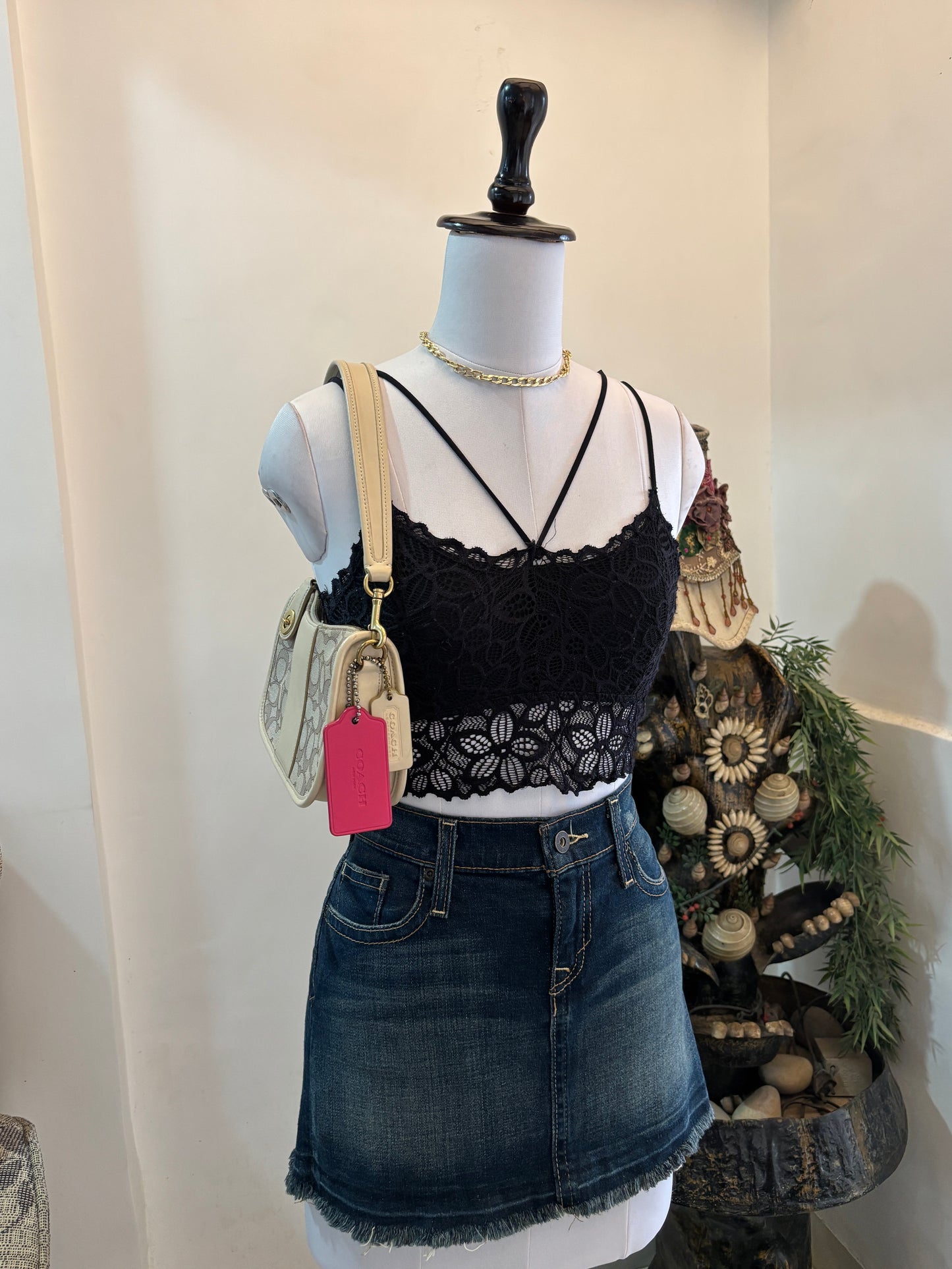 Padded Lacy Bralette Top