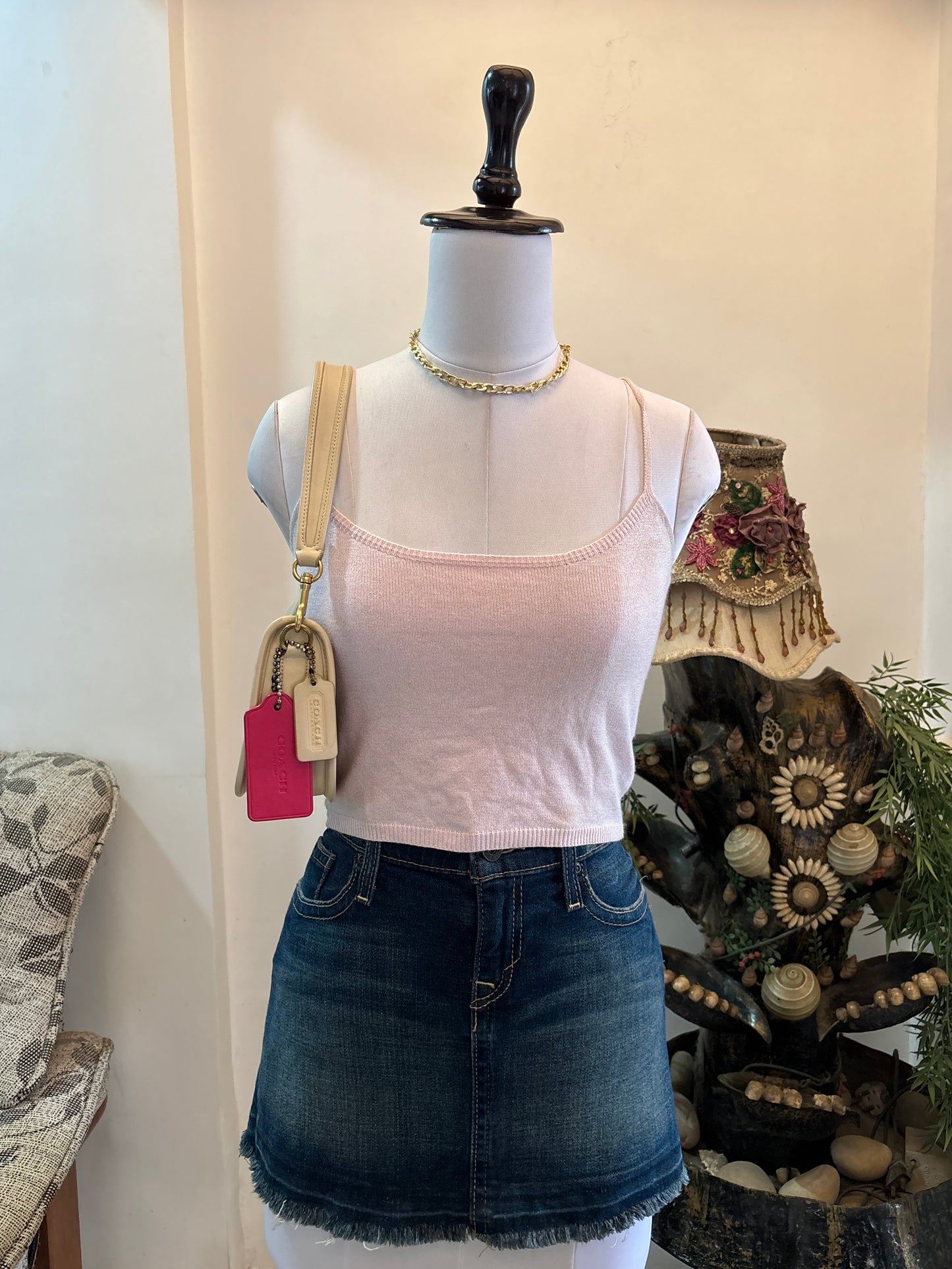 Pink Shimmery Top