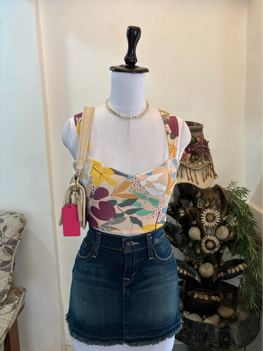 Floral Bustier Style Top