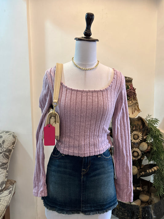 Mauve Knit Top