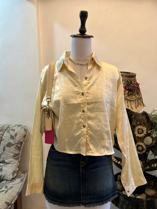 Pretty Relaxed Fit Satin Shirt