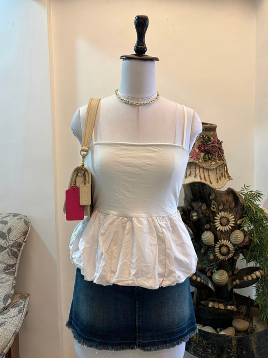 White Pinteresty Top