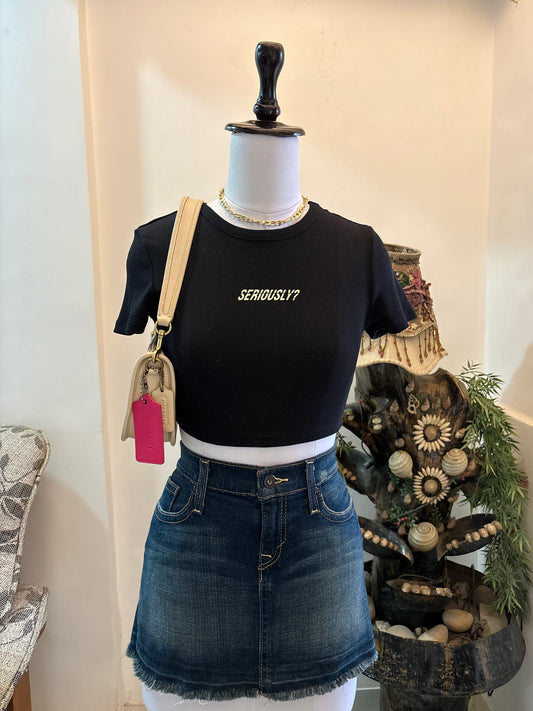 Seriously Crop Tee