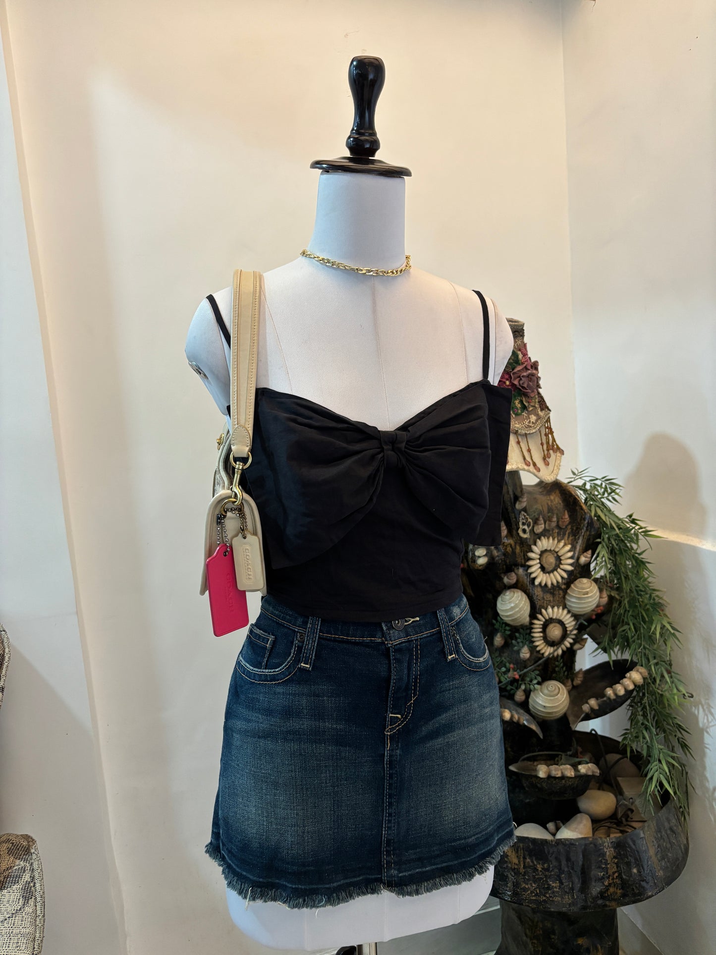 Black Bow Top