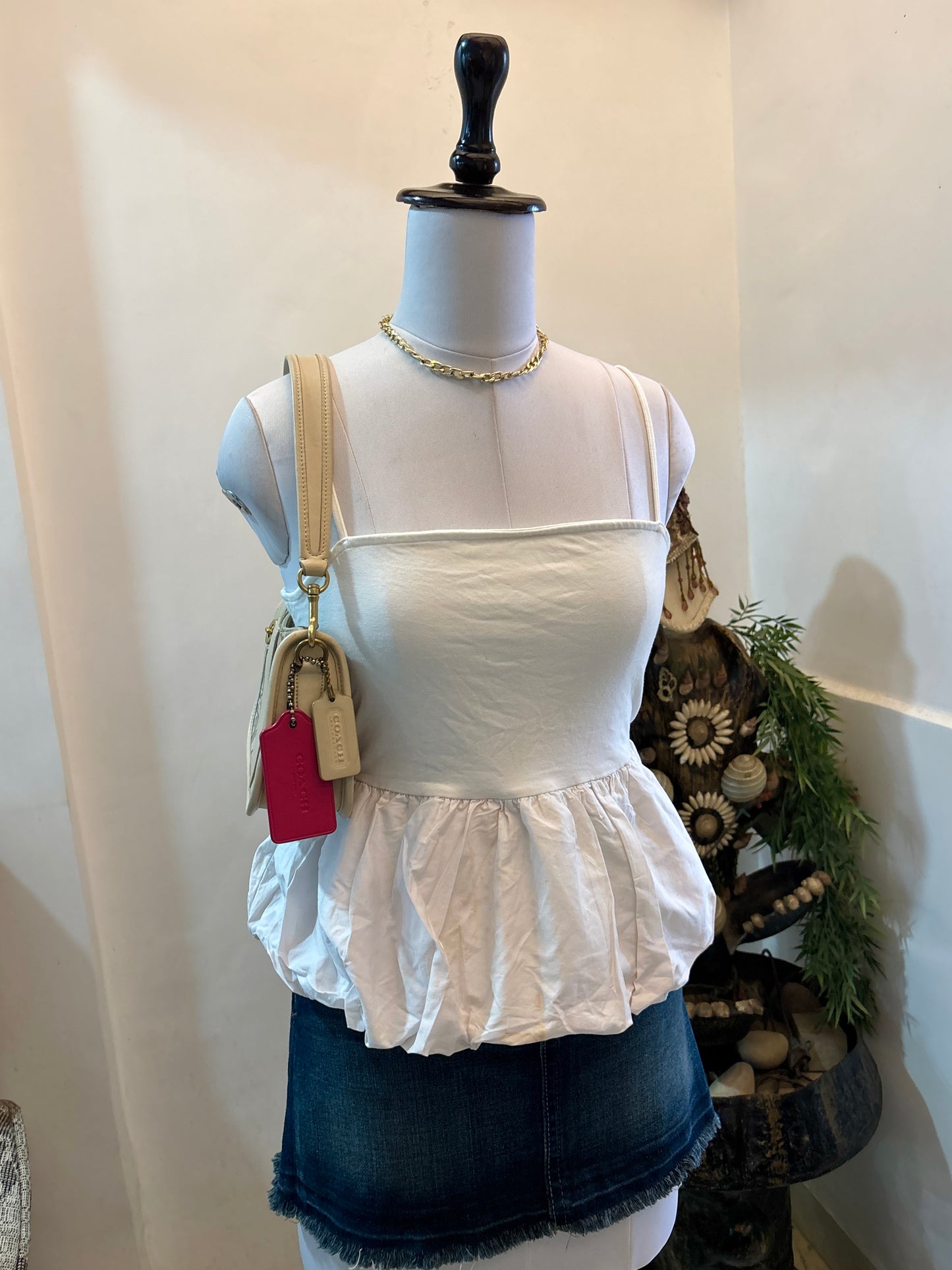 White Pinteresty Top