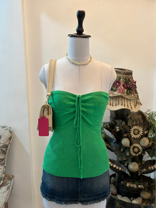 Green Pinteresty Tube Top