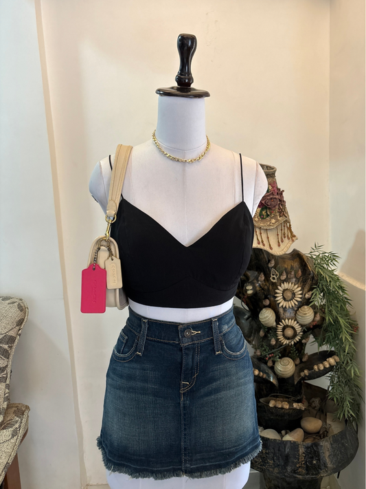 Padded Bustier Style Crop Top