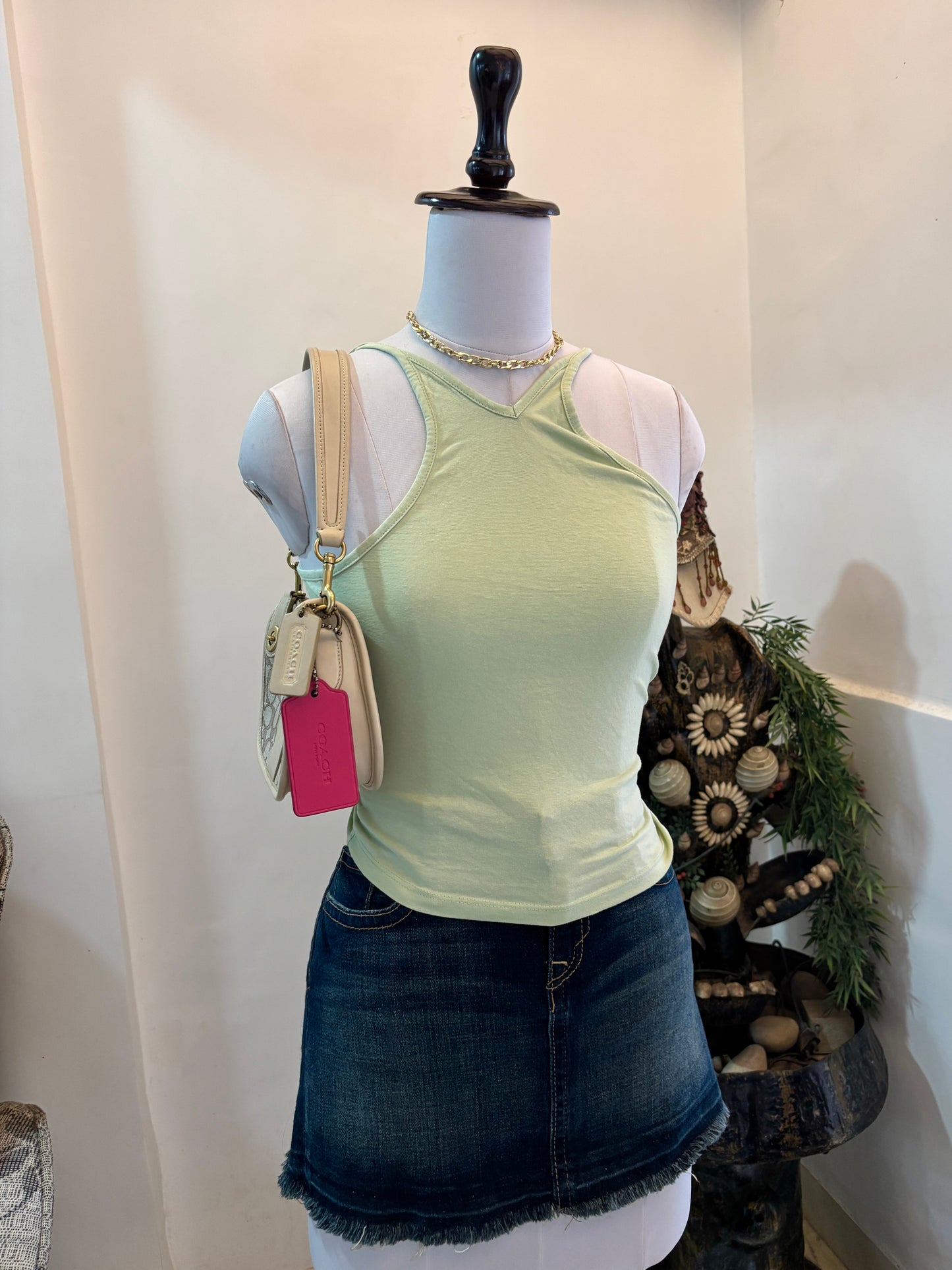 Light Green Tank Top