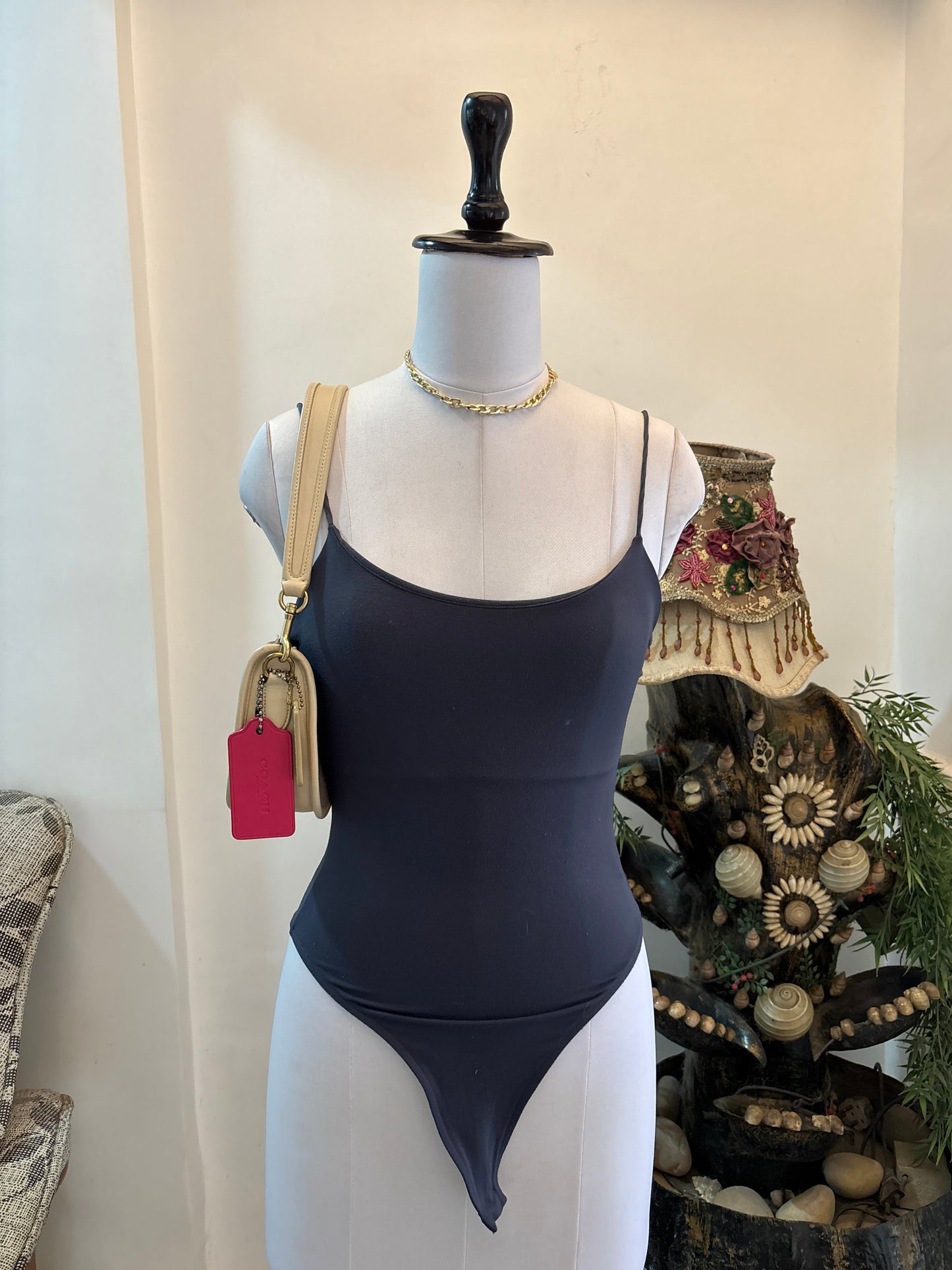 Dark Blue Skims Like Bodysuit