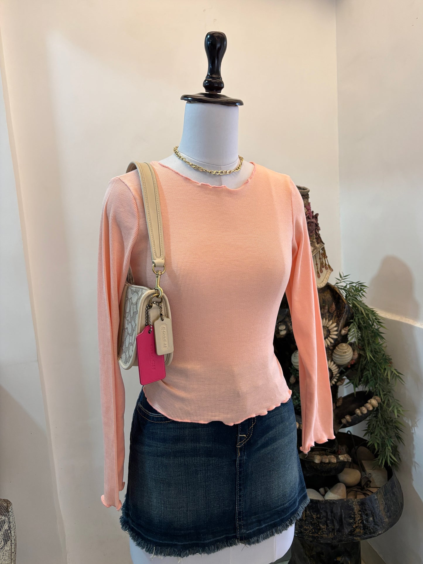 Solid Peach Top