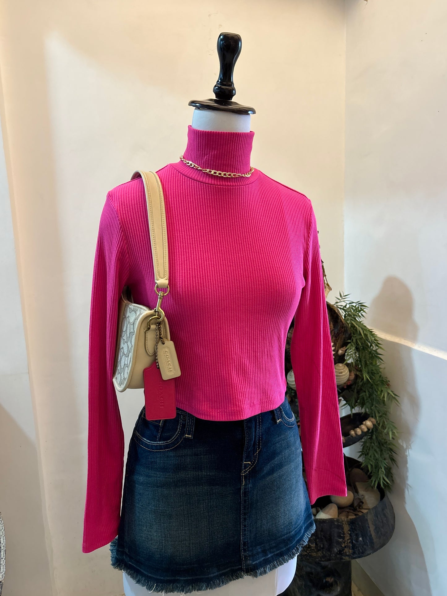 Pink Highneck Top