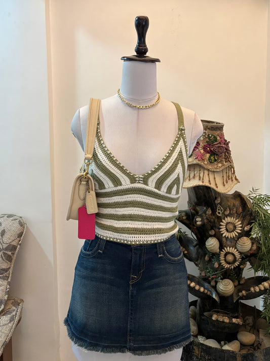 Bustier Style Crochet Top
