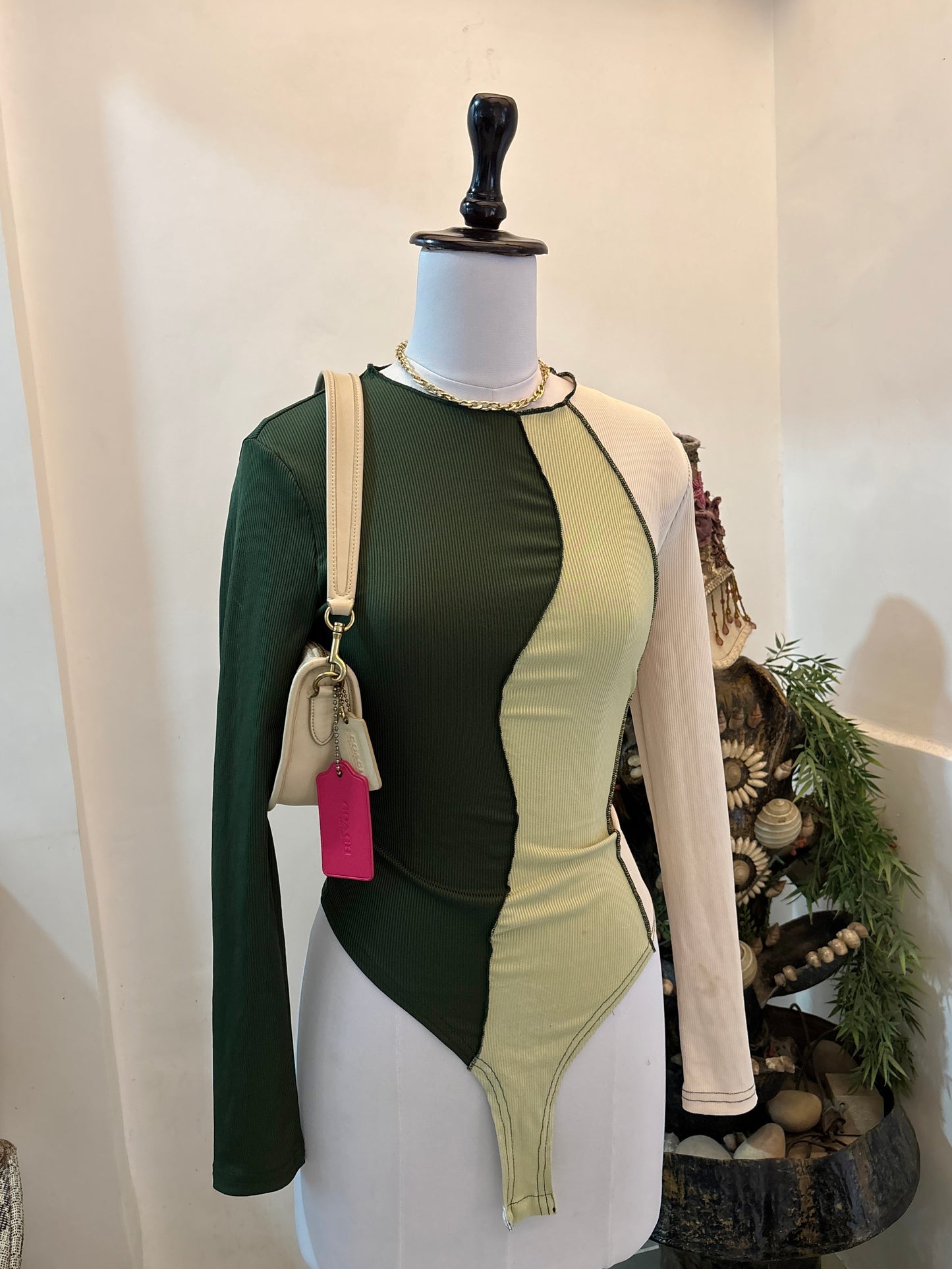 Pretty Tri Tone Bodysuit