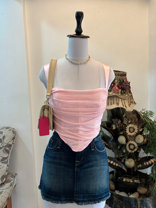 Baby Pink Corset Style Top