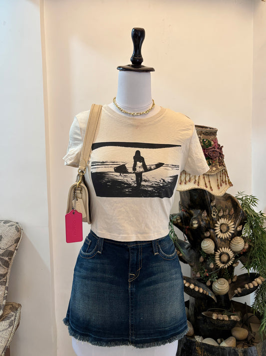 Beige Crop Top