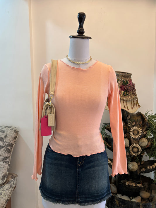 Solid Peach Top