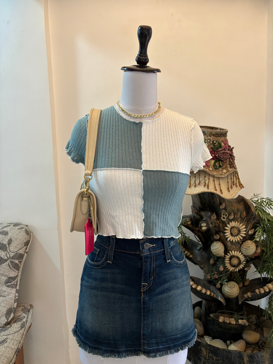 Cute Colour-Block Top