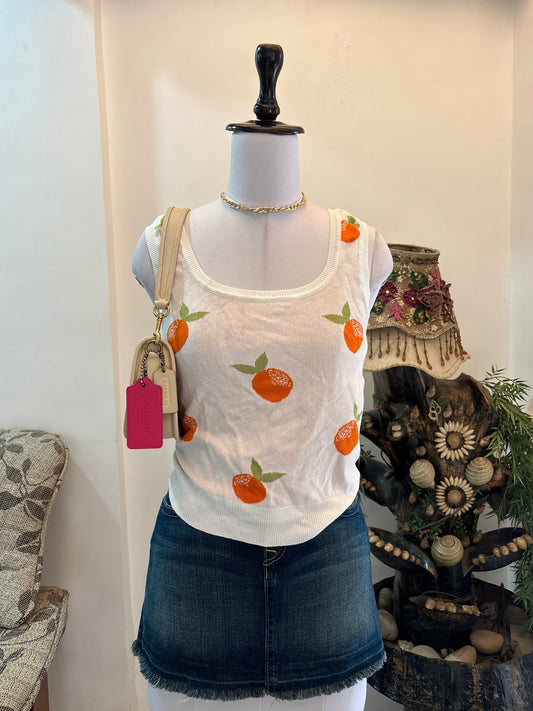 Orange Vest Top
