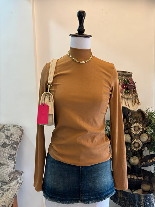Nude Turtle Neck Top