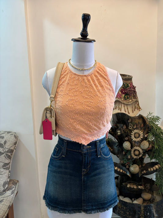 Cute Asymmetrical Hem Top