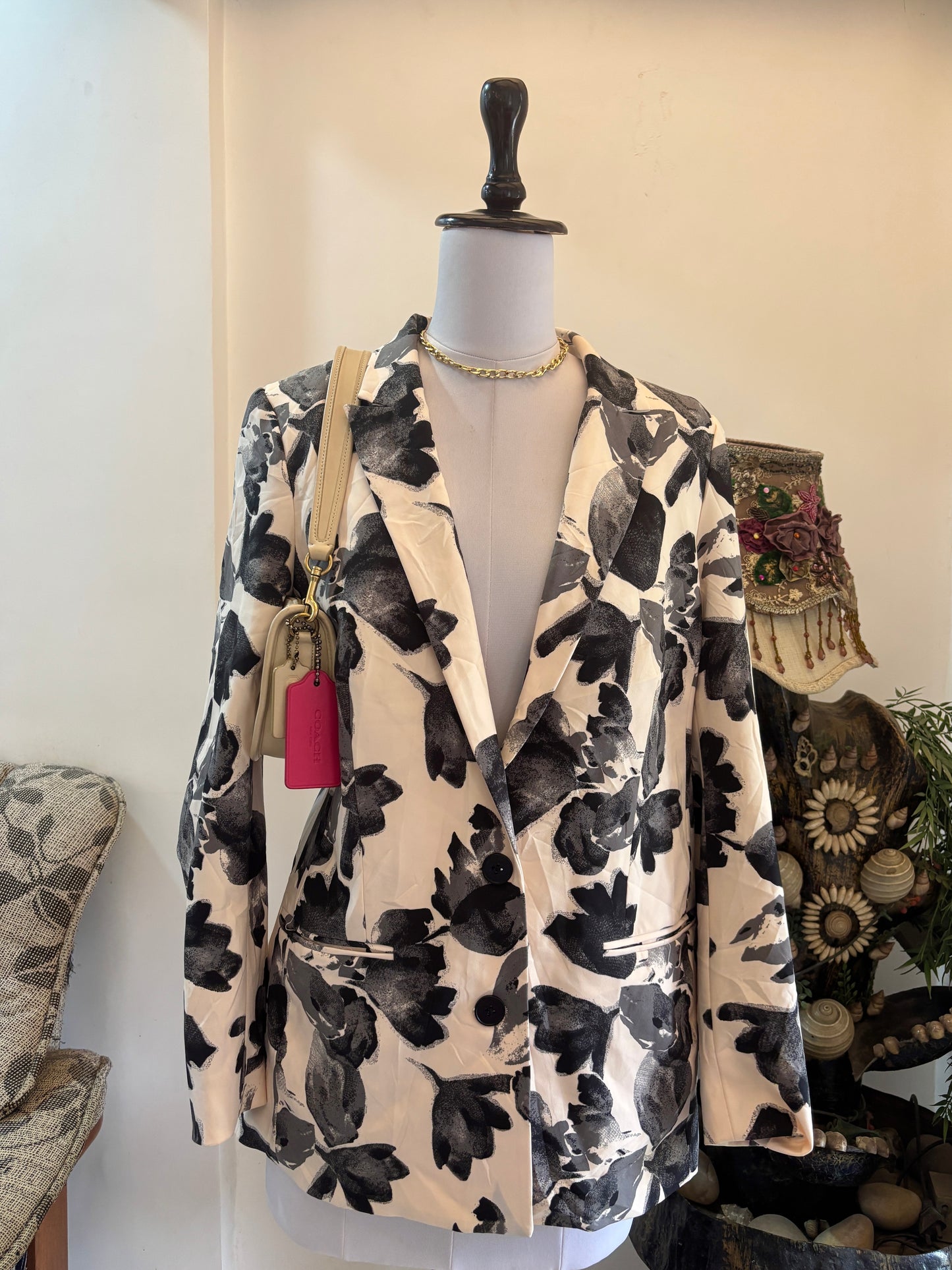 Floral Blazer